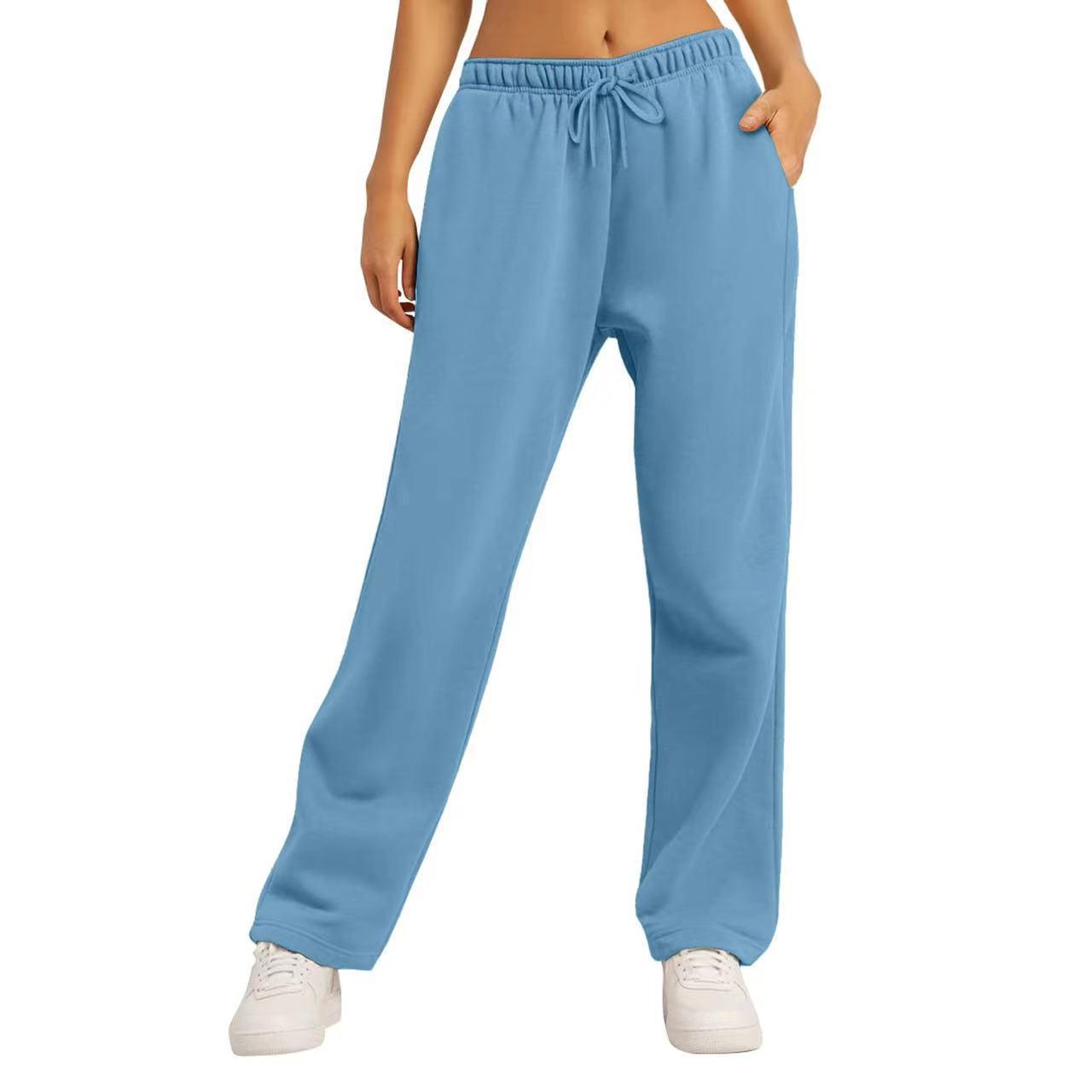 Women’s Heavyweight Wide-Leg Fleece Sweatpants — Comfort Made Effortless