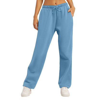 Women’s Heavyweight Wide-Leg Fleece Sweatpants — Comfort Made Effortless