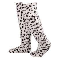 Black-and-white leopard print