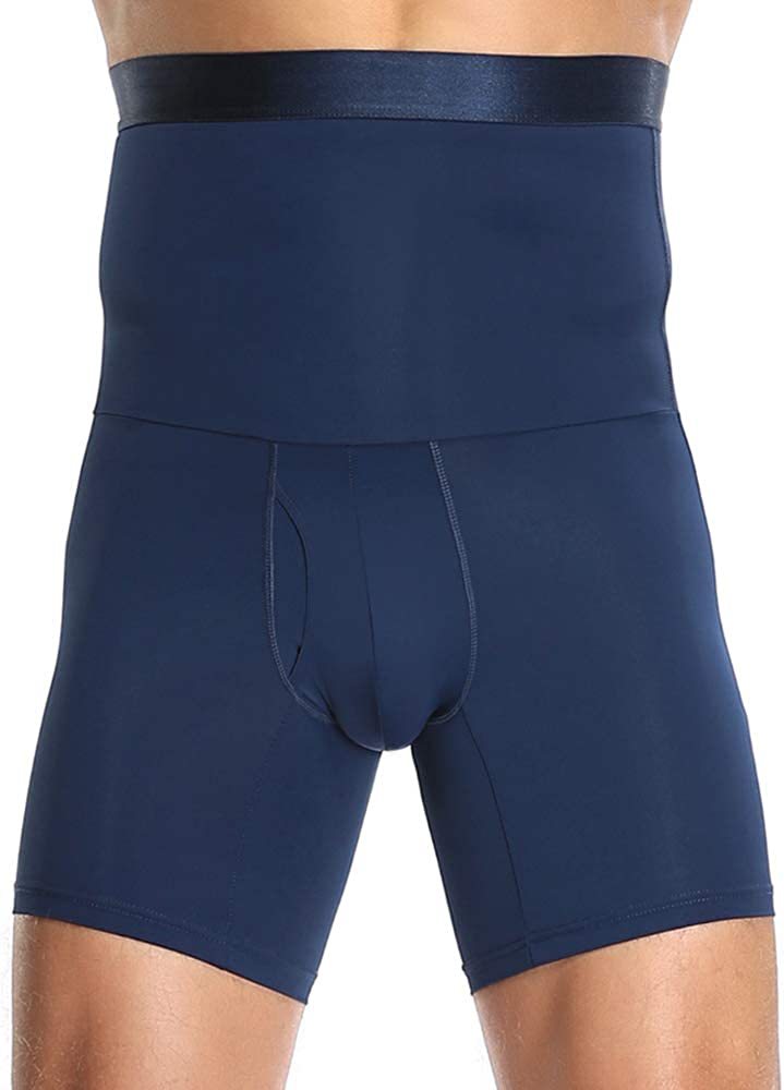 Men's High Waist Shapewear Boxer Briefs