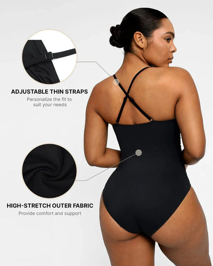 U-Ring Cut Out Shaping Swimsuit