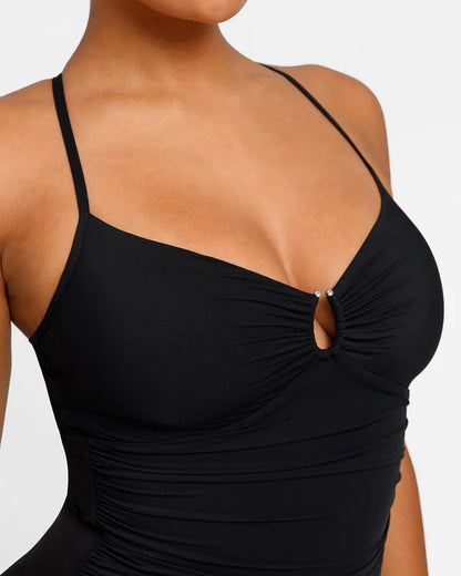 U-Ring Cut Out Shaping Swimsuit