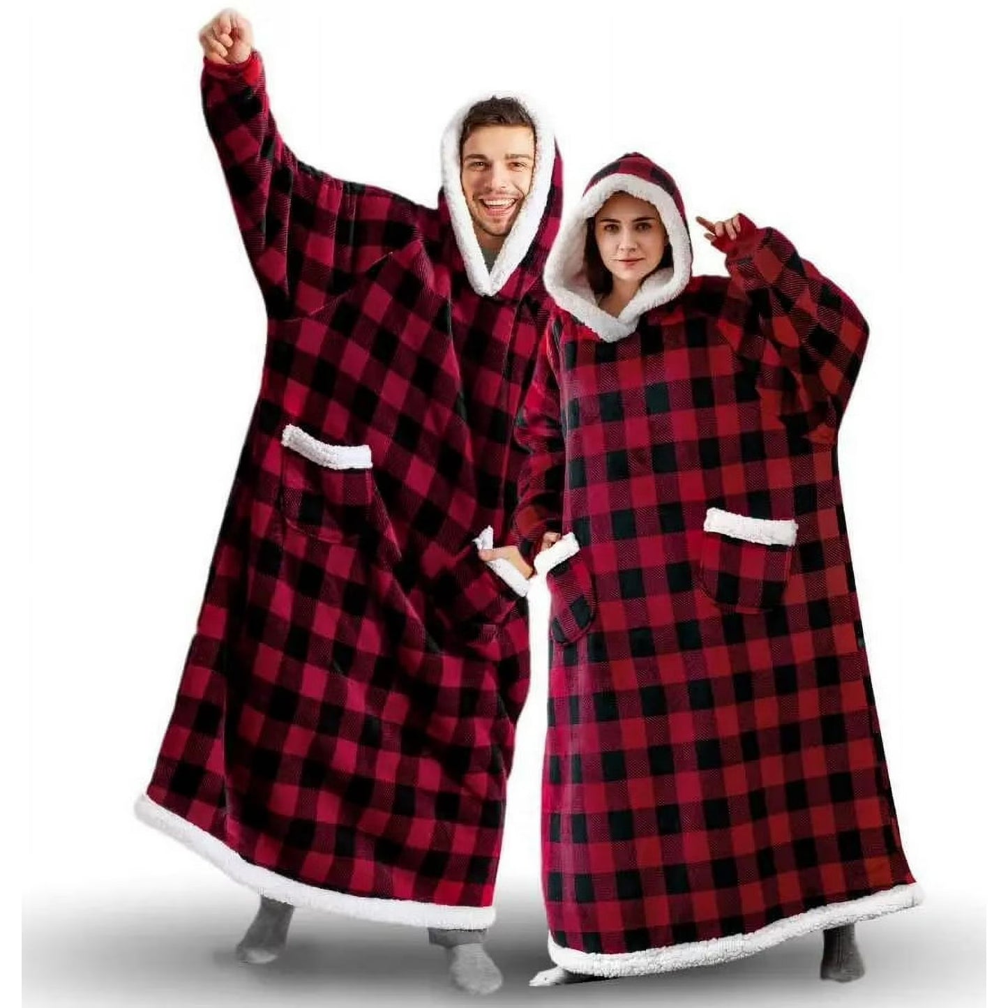 Long Wearable Blanket Hoodie
