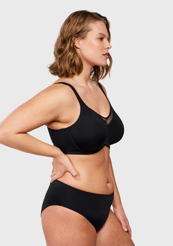 Smoothing Unlined Minimizer Underwire Bra