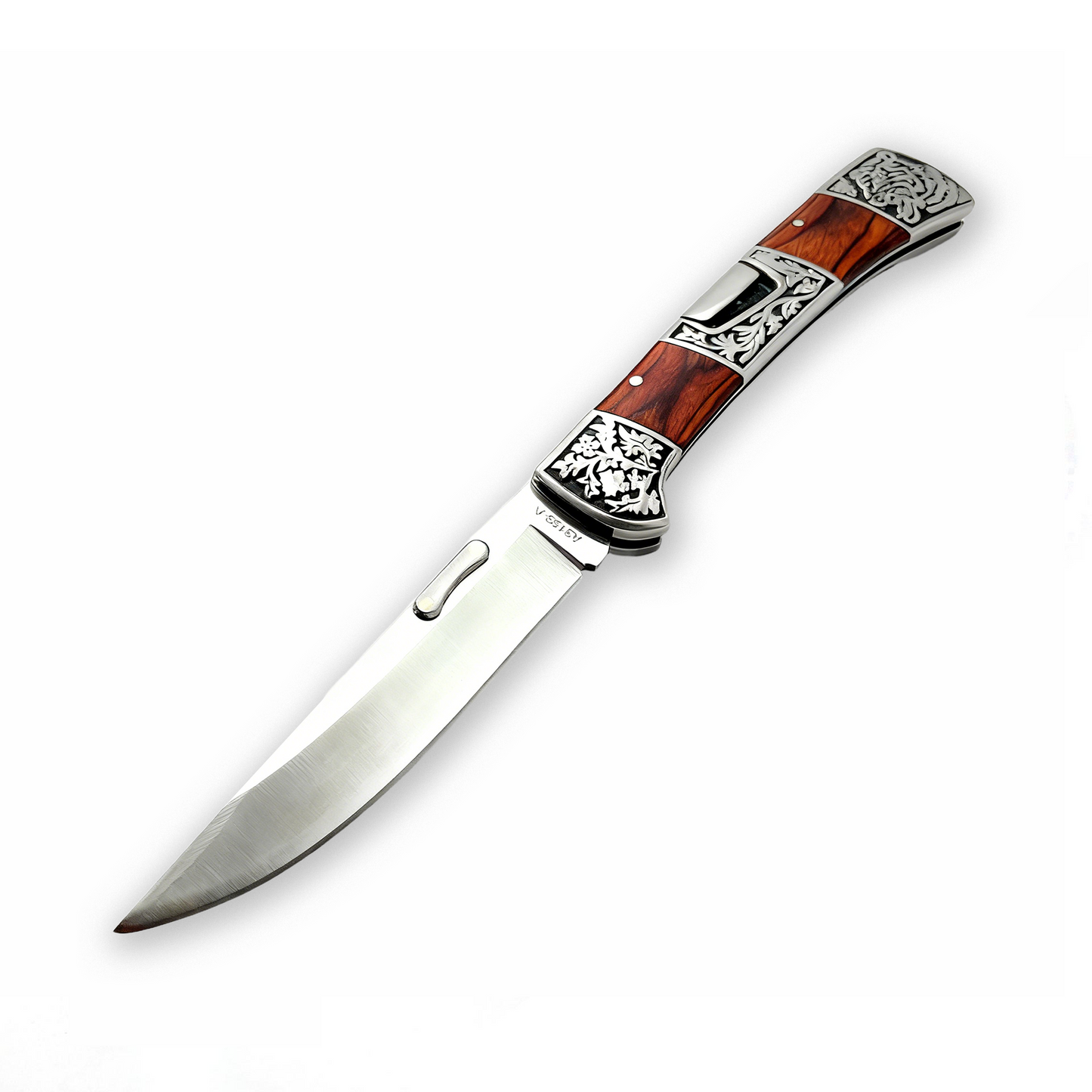 ⚔️Columbia 3159 exquisitely carved outdoor folding knife