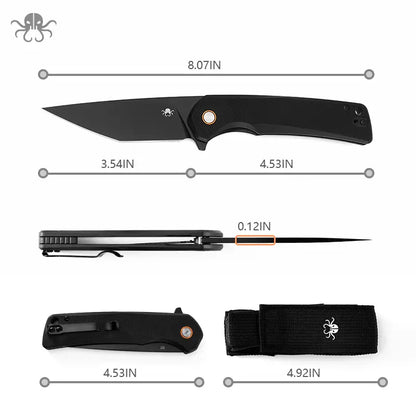 KLAKEN J147-VIREX-D2 Blade With G10 Handle EDC Pocket Tool