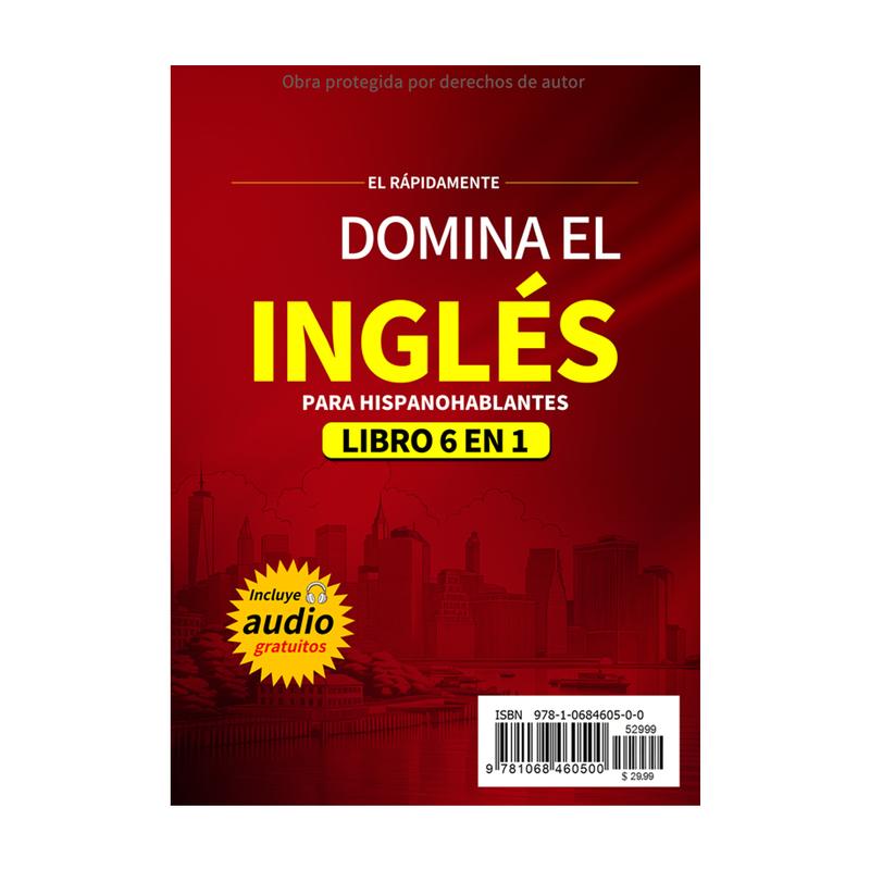 Dominate English - 6 Books in 1 with Audio for Spanish Speakers