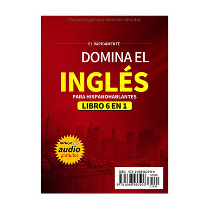 Dominate English - 6 Books in 1 with Audio for Spanish Speakers