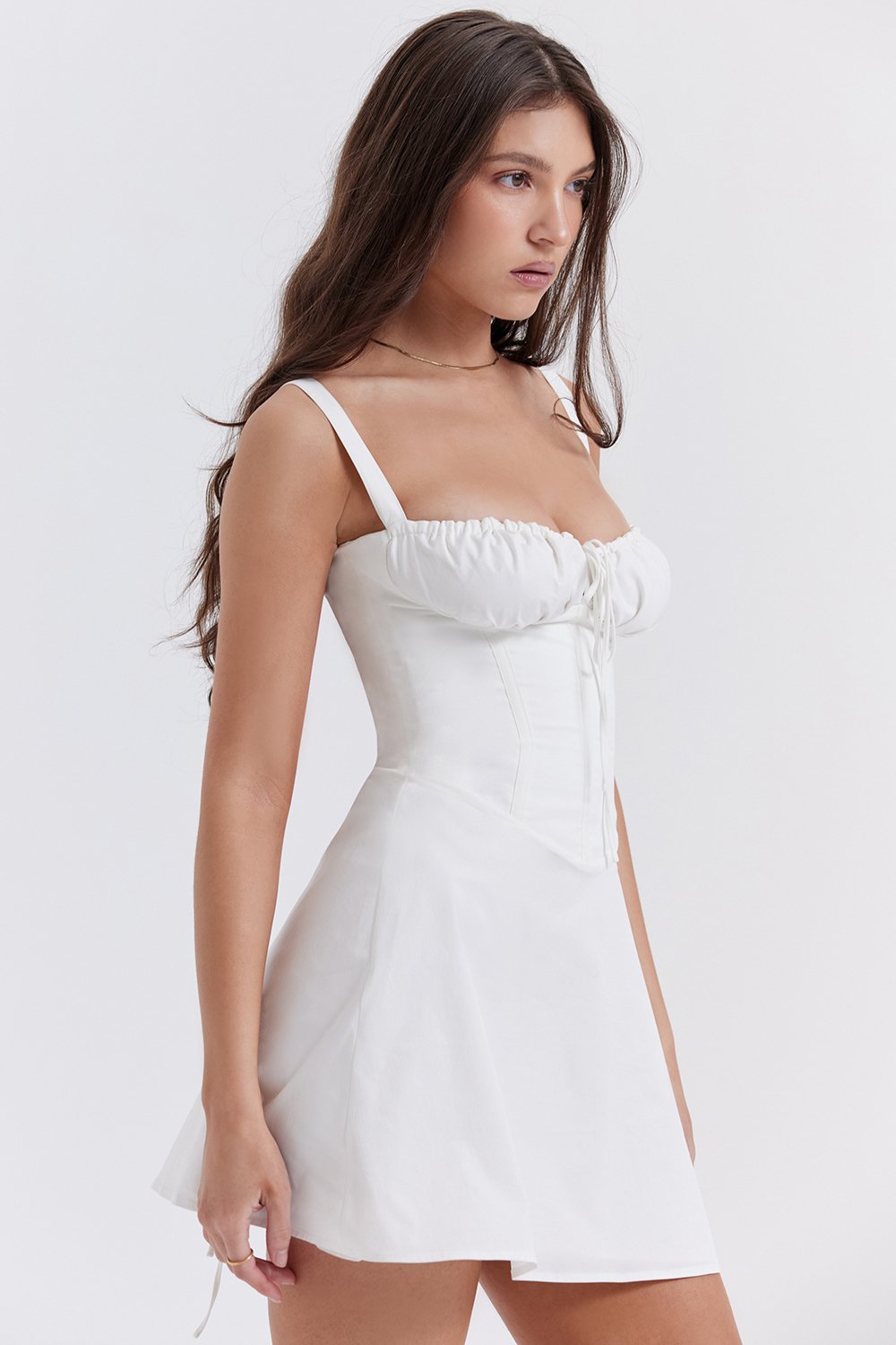 Carlotta White Mini Dress