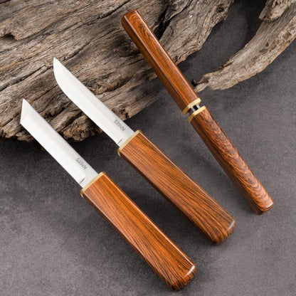 2 in 1 Double Blade Set with Wooden Handle