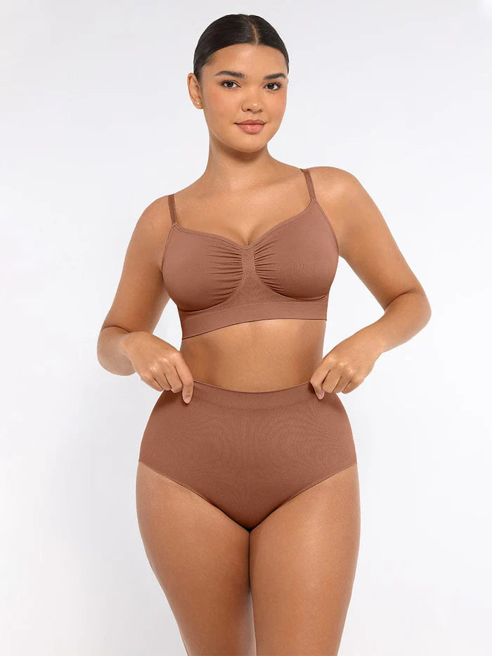 Full Coverage Non-Padded Wireless Sculpt Bra