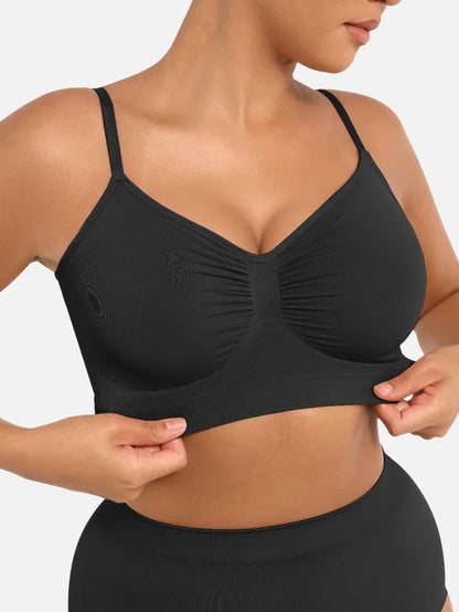 Full Coverage Non-Padded Wireless Sculpt Bra