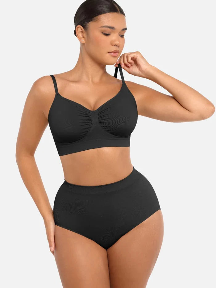Full Coverage Non-Padded Wireless Sculpt Bra