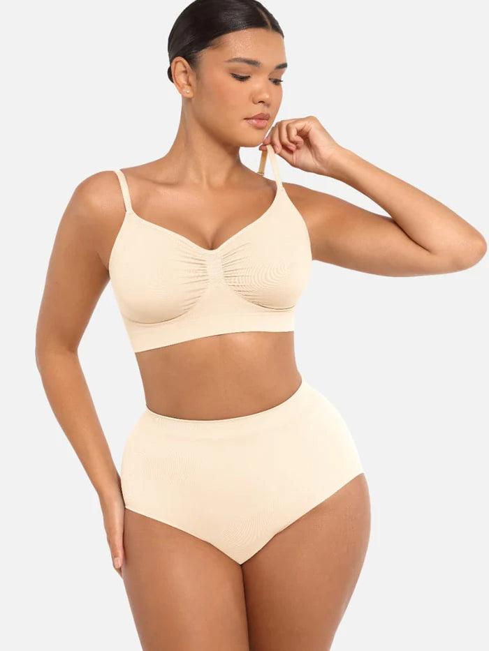 Full Coverage Non-Padded Wireless Sculpt Bra