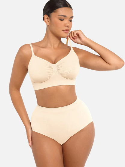 Full Coverage Non-Padded Wireless Sculpt Bra