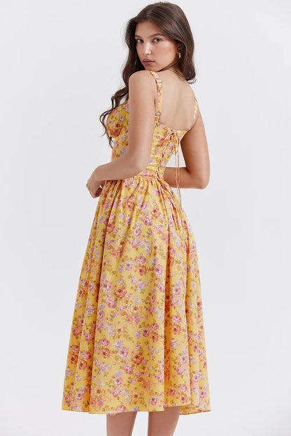 🥰TATIANA BUTTER PRINT MIDI SUNDRESS