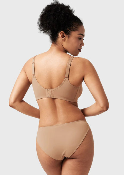 Smoothing Unlined Minimizer Underwire Bra