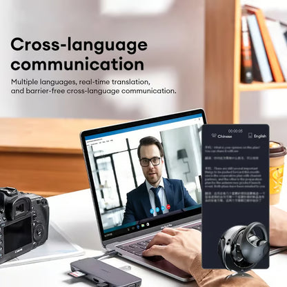 AI Translation Wireless OWS Bluetooth 5.4 Earphones