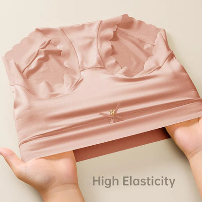 Silky High-Waist Seamless Briefs With Scalloped Edges (6 pack)