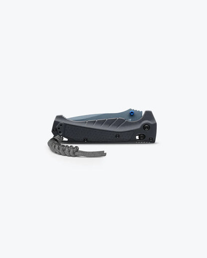 ADI 18060 Outdoor Tool, Drop-Point Blade with Depth Blue Grivory Handle