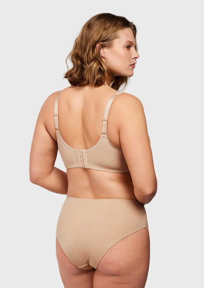 Smoothing Unlined Minimizer Underwire Bra