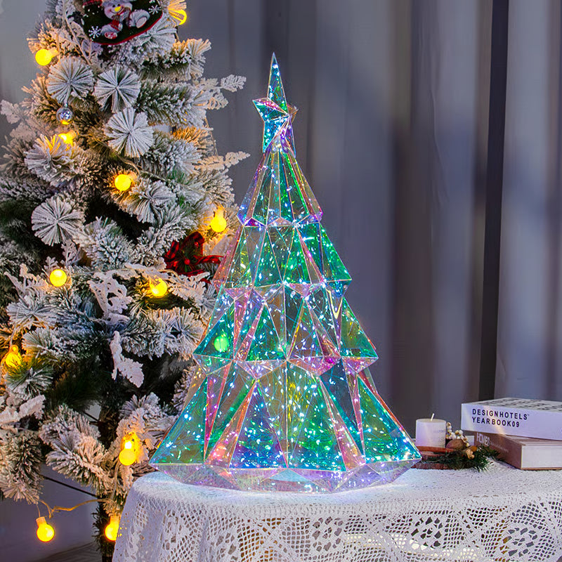 Prismatic Iridescent Christmas Tree