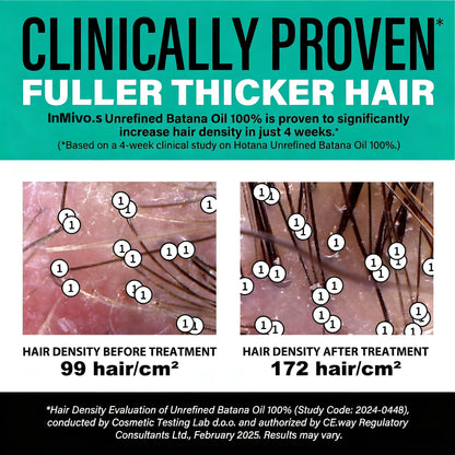 100% Unrefined Batana Oil – Strengthen, Smooth & Revive Damaged Hair Naturally