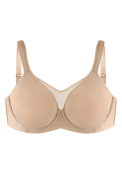 Smoothing Unlined Minimizer Underwire Bra