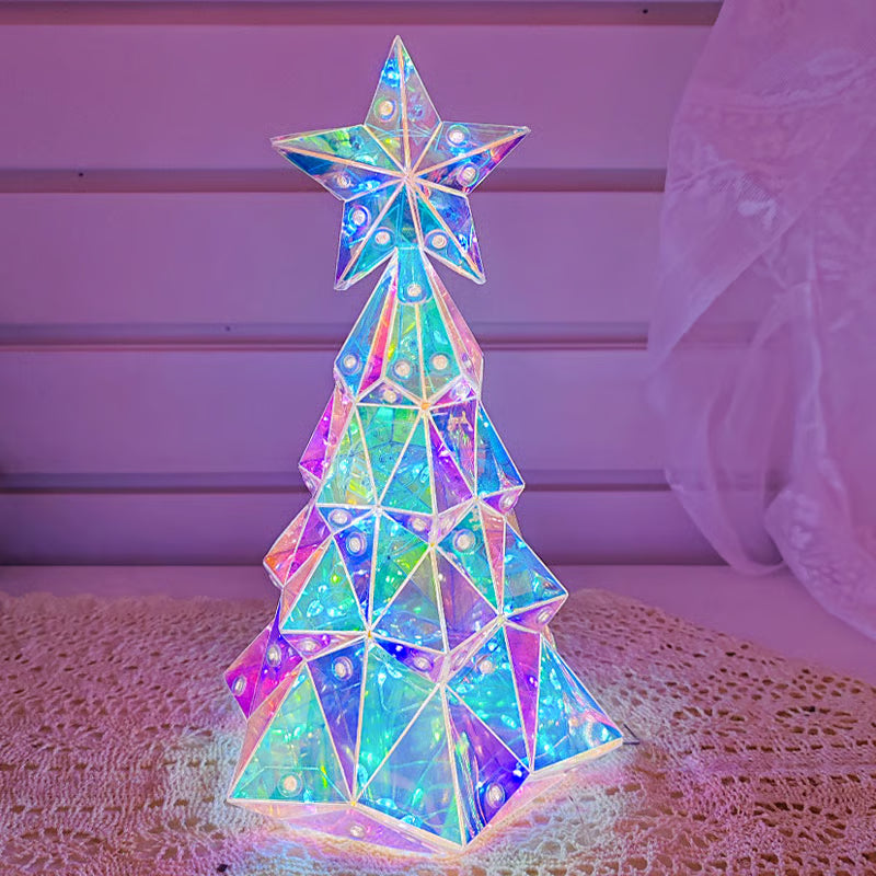 Prismatic Iridescent Christmas Tree