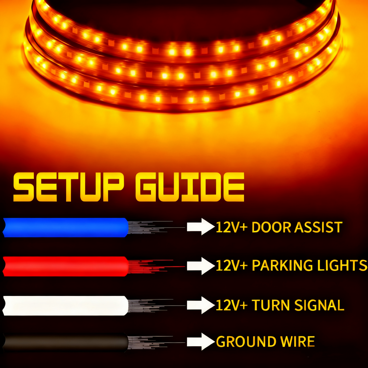 2PCs Truck LED Running Board Lights