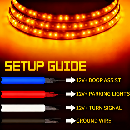 2PCs Truck LED Running Board Lights