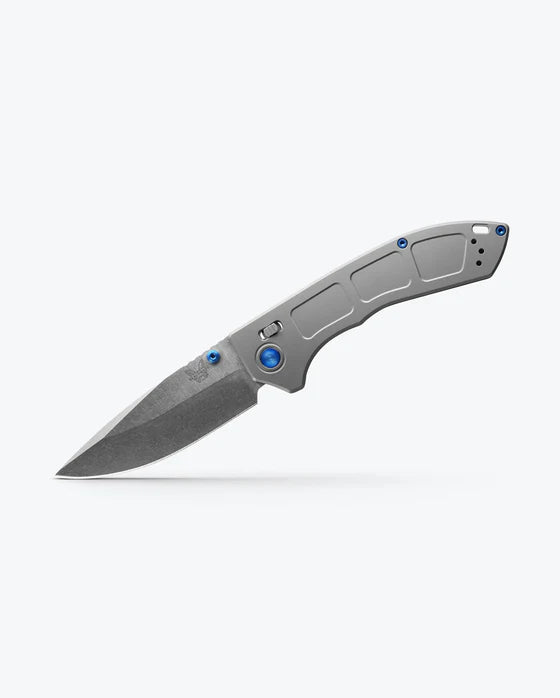 ⚔️BM 748 Narrows 3.43" M390 Drop Point Blade Titanium Handle