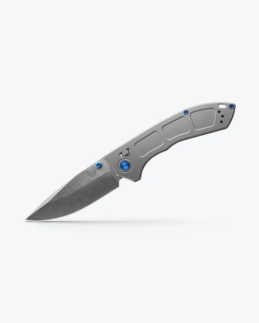 ⚔️BM 748 Narrows 3.43" M390 Drop Point Blade Titanium Handle