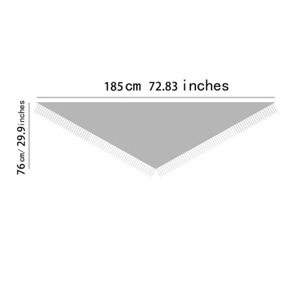 Women's Solid Color Wool Blend Shawl