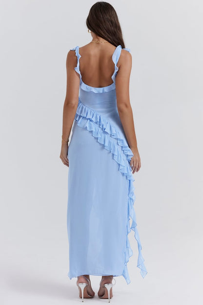 ARIELA RUFFLE MAXI DRESS