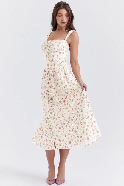 🥰TATIANA ROSE PRINT MIDI SUNDRESS