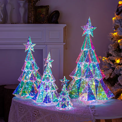Prismatic Iridescent Christmas Tree