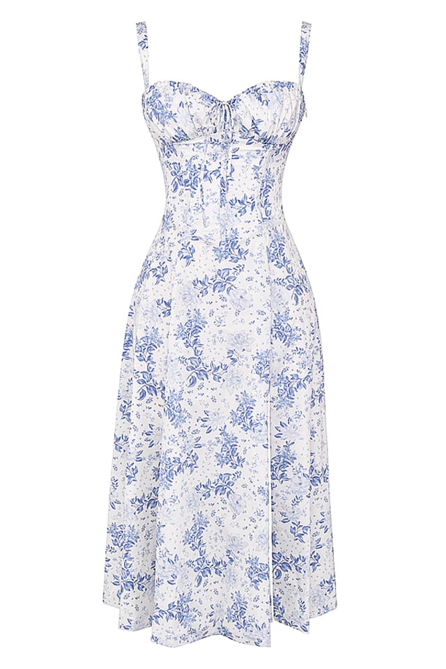 CARMEN PRINT BUSTIER SUNDRESS