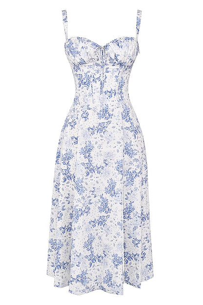 CARMEN PRINT BUSTIER SUNDRESS
