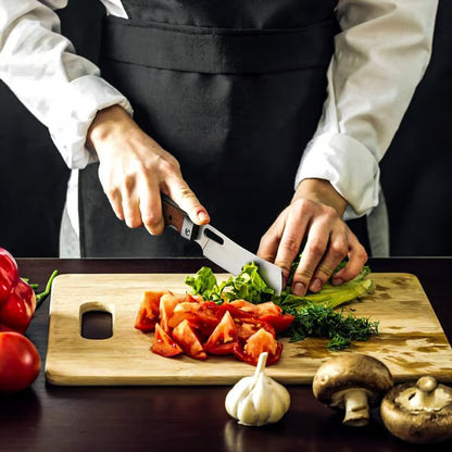 440C Stainless Steel Wood Handle Portable Chef Tool