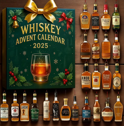 3D Christmas Whiskey Ornament Advent Calendar 2025