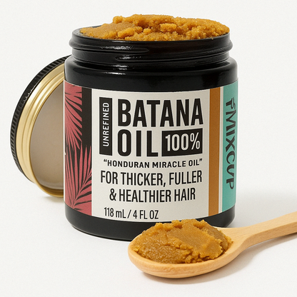 100% Unrefined Batana Oil – Strengthen, Smooth & Revive Damaged Hair Naturally