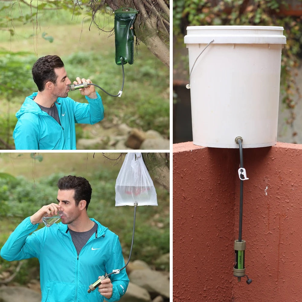 Outdoor Survival Water Filter Straw – Clean Water Anywhere