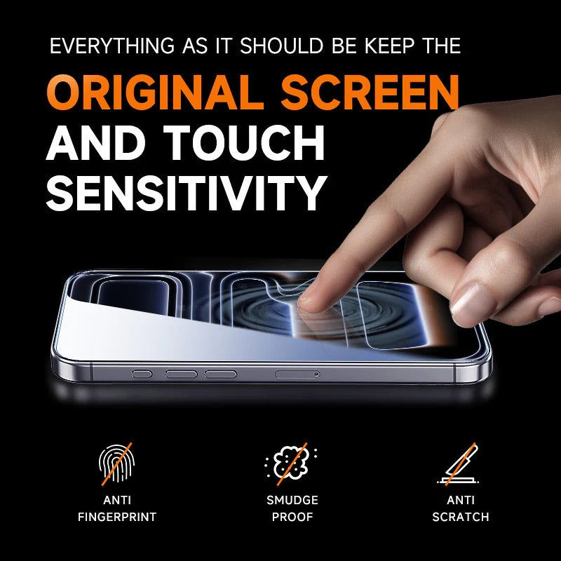 iPhone 17/16 Screen Protector (2 PCS) – Crystal Clear & Privacy Protection