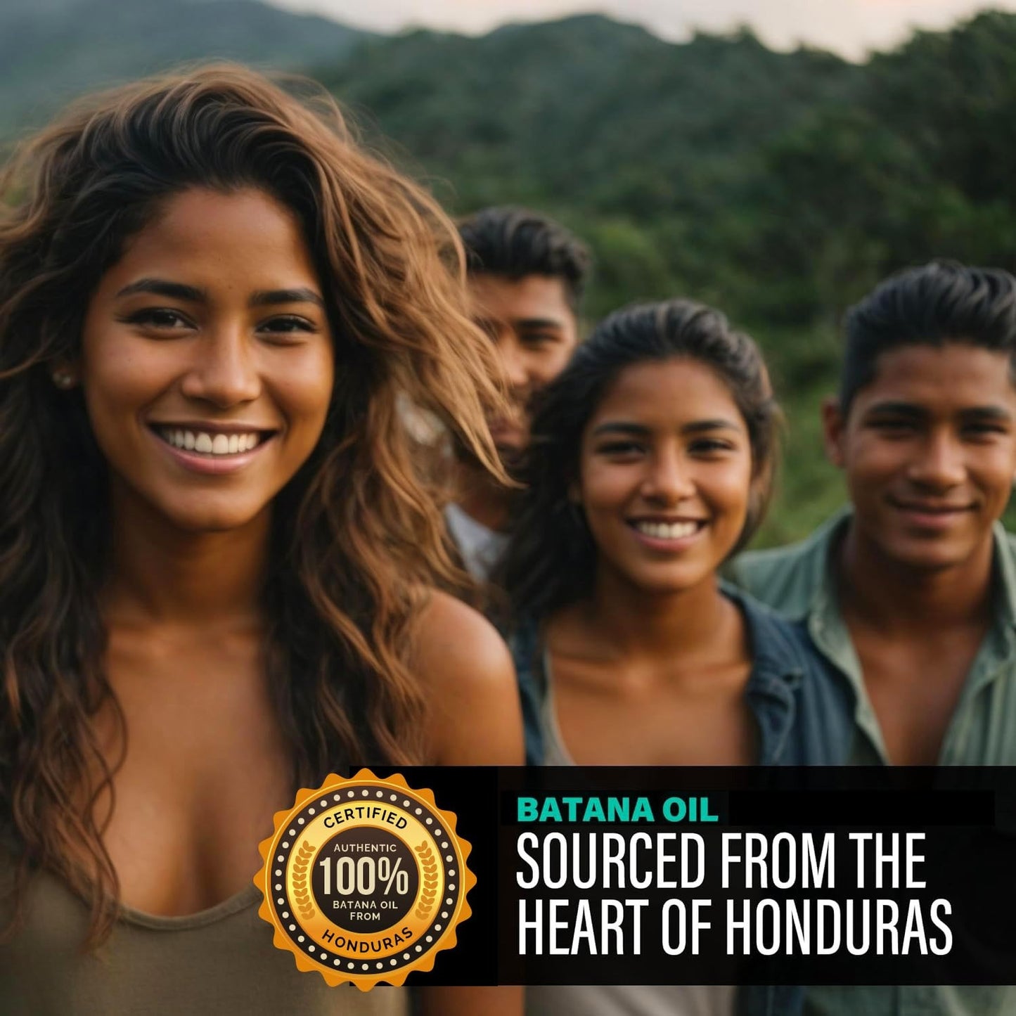 100% Unrefined Batana Oil – Strengthen, Smooth & Revive Damaged Hair Naturally