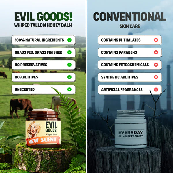 Whipped Beef Tallow & Manuka Honey Organic Nourishing Face Cream