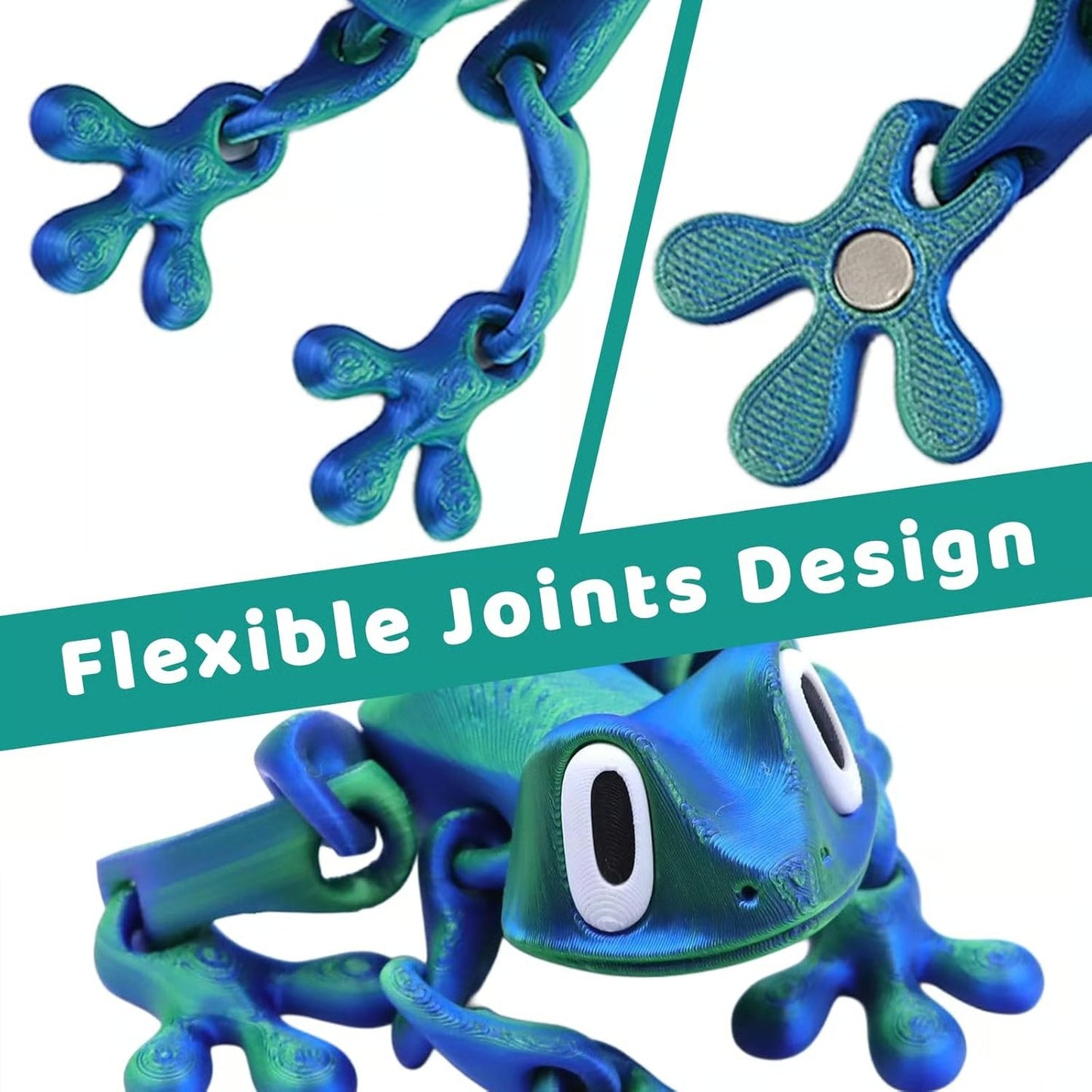 🐸 3D Printed Magnet Frog – Fun, Quirky & Collectible!