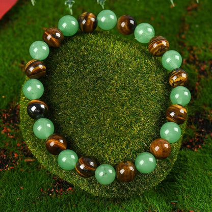 Arpurraina Money Magnet Bracelet – Green Aventurine & Tiger Eye