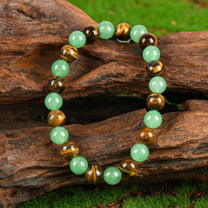 Arpurraina Money Magnet Bracelet – Green Aventurine & Tiger Eye