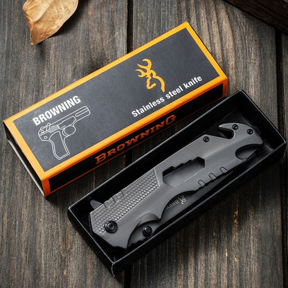 BM 5-in-1 Survival Folding Tool Multitool